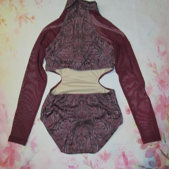 New Leotard MC LC Balera Mesh Dance Lyrical Jazz Gymnastics Cheer Girls Costume - Picture 8 of 8